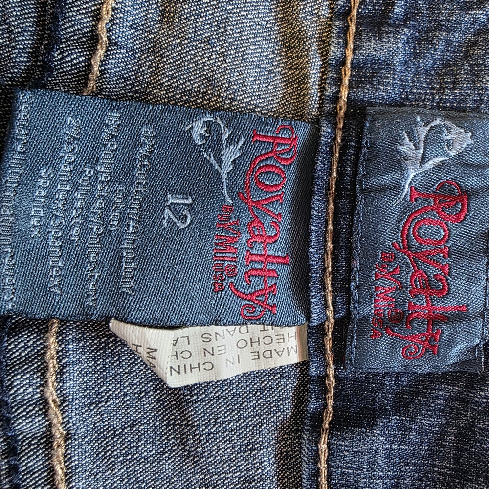 Royalty For Me Women's Straight Leg Blue Jeans    NWOT                       #11 - Picture 5 of 6